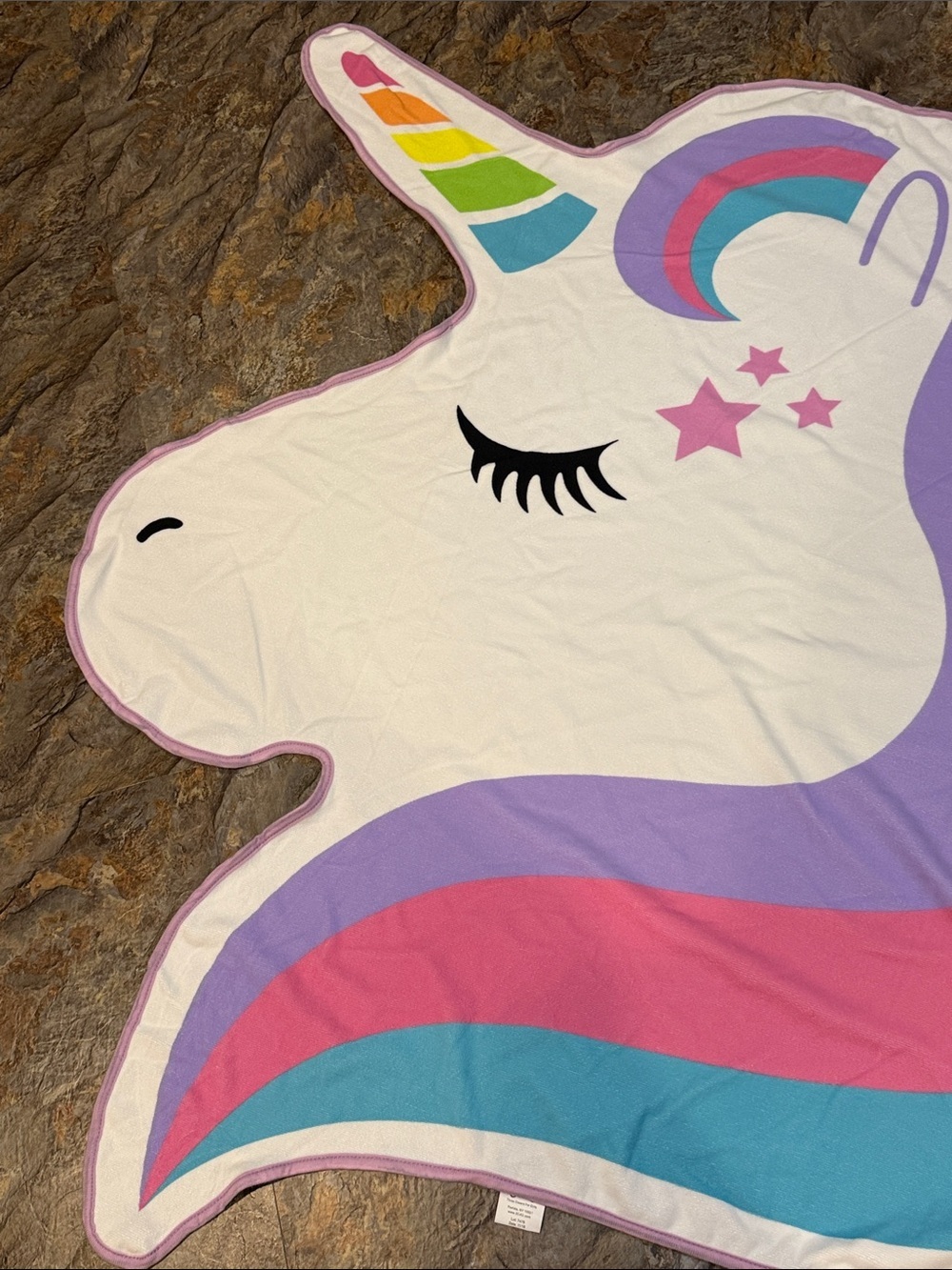 New - Purple Unicorn Beach Towel - Jumbo Selfie-Worthy Design - Picture 10 of 13